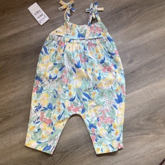 BNWT Nordstrom Linen Blend Romper - Picture 6 of 9